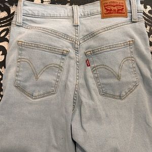 Levi’s Ribcage Straight Ankle 26 Fall Storm-Light Indigo